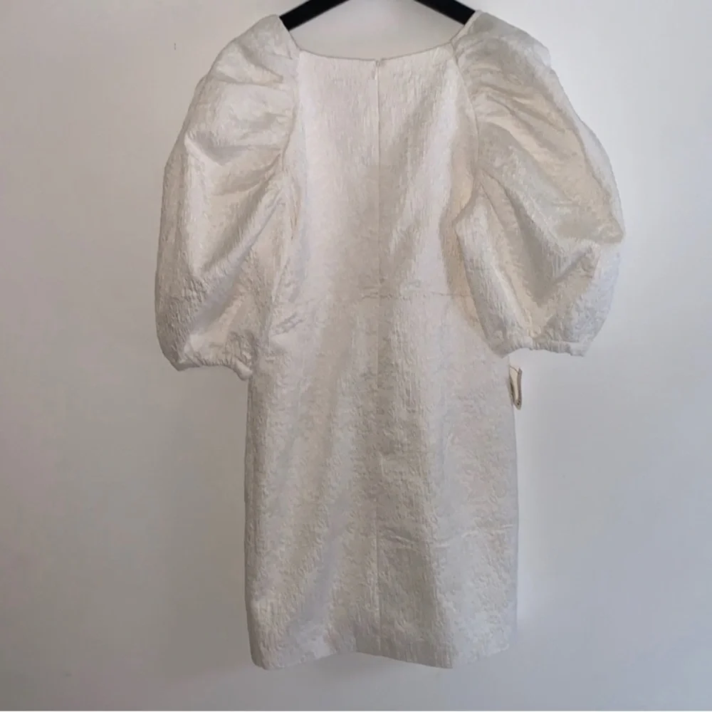 Bardot | Marnie Mini Puff Sleeves Dress in Ivory Size s - Picture 8 of 10